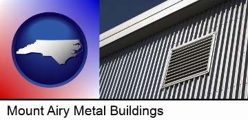 metal-clad building architectural details in Mount Airy, NC
