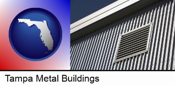 metal-clad building architectural details in Tampa, FL